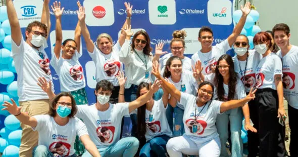 Primeiro Mutirão Multidisciplinar do Diabetes. Realizado pela Clínica Oftalmed de Catalão GO.